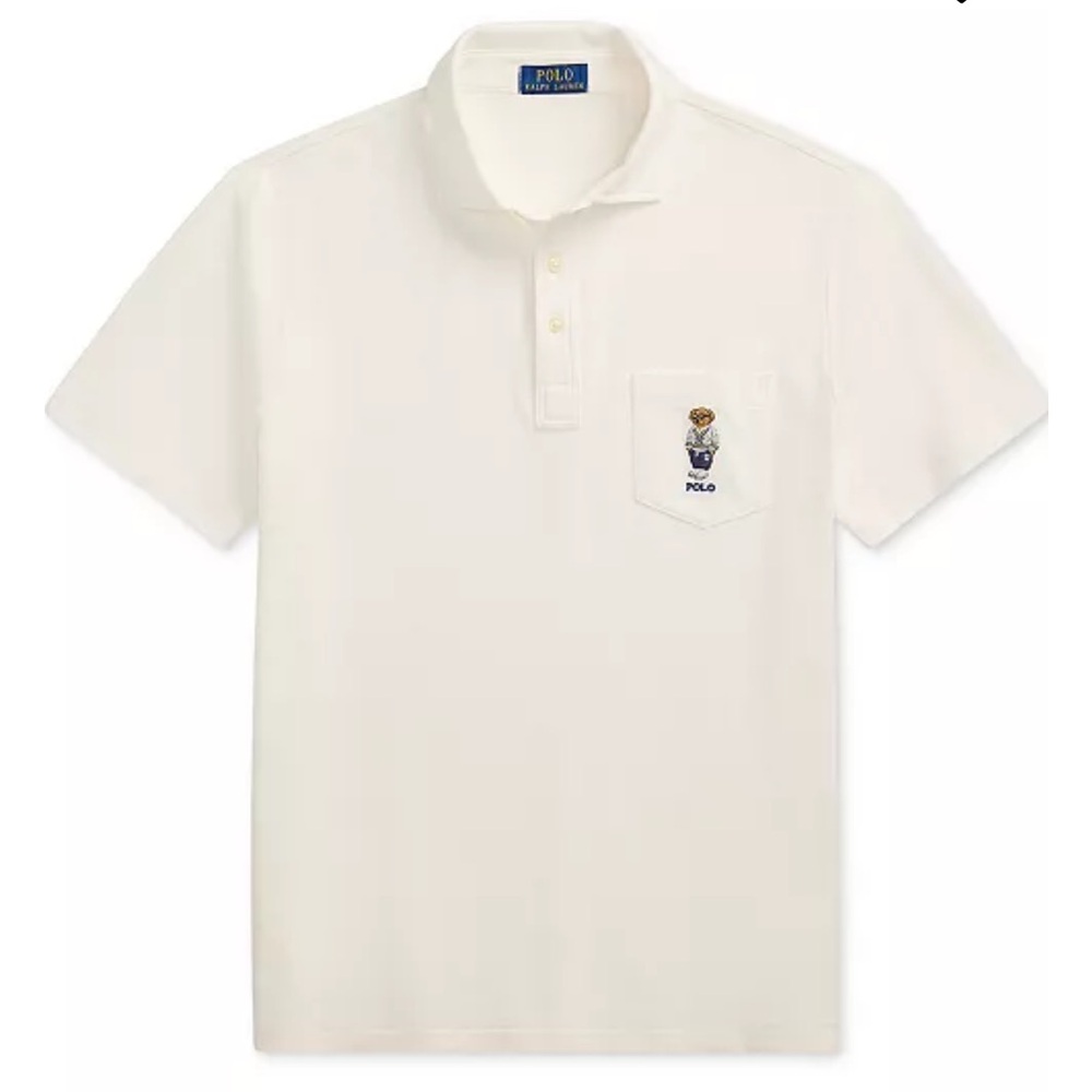 Polo by Ralph Lauren - Men's Custom Slim Fit Polo Shirt with Bear Logo